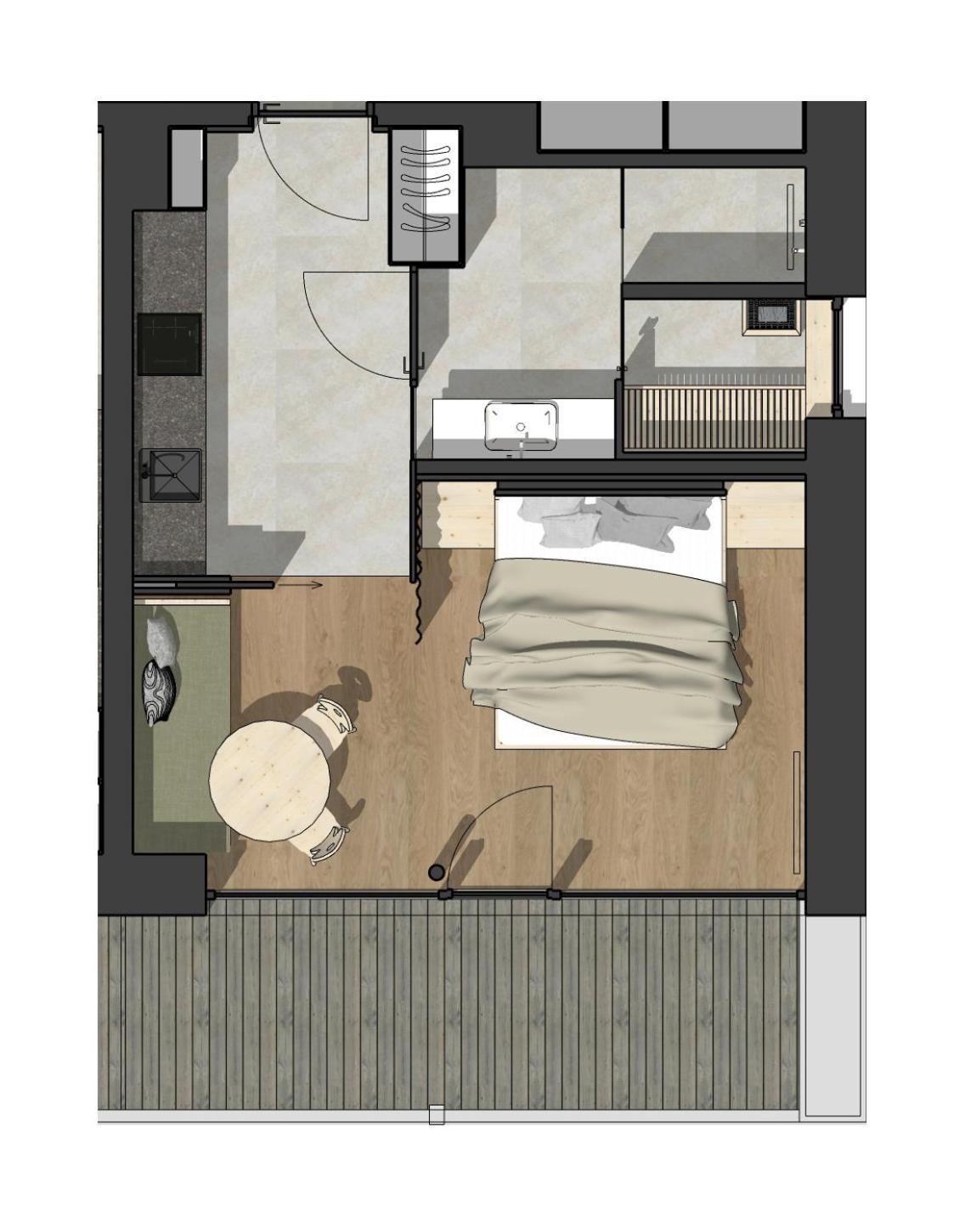 סנטה מדלנה אין קזיאס Appartements Zi Ranna חדר תמונה