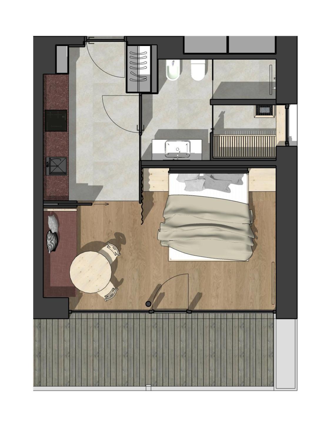 סנטה מדלנה אין קזיאס Appartements Zi Ranna חדר תמונה